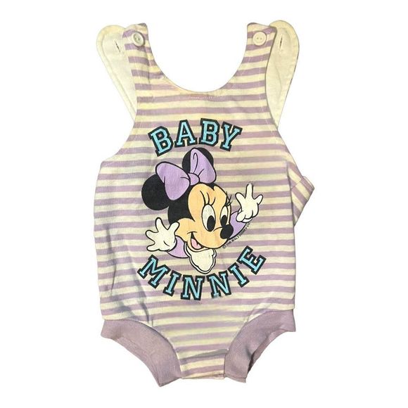 Vintage 1984 Walt Disney Babies Baby Minnie Onesie - Picture 1 of 4